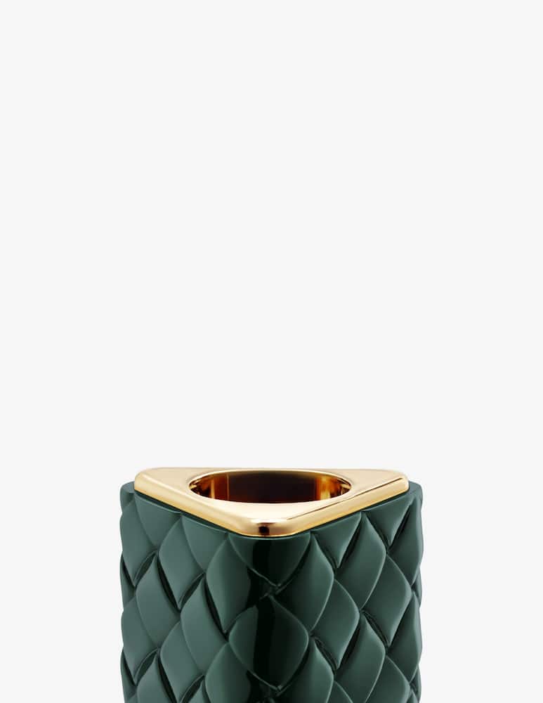 rinascente Bottega Veneta Green Travel Spray Empty Case