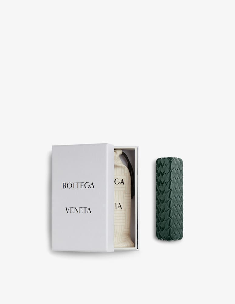 rinascente Bottega Veneta Green Travel Spray Empty Case