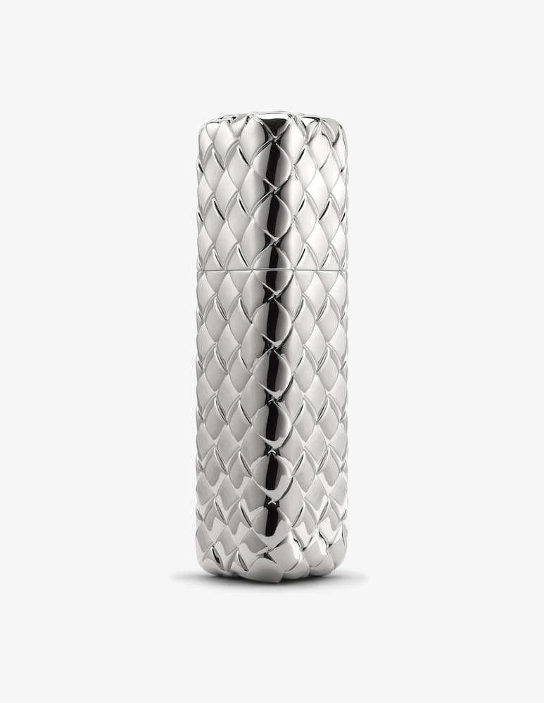 rinascente Bottega Veneta Silver Travel Spray Empty Case