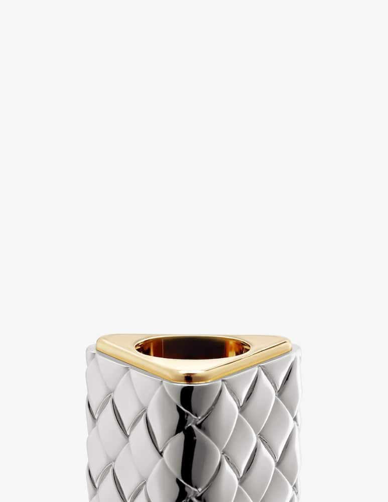 rinascente Bottega Veneta Silver Travel Spray Empty Case