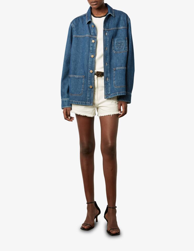 rinascente Gerard Darel Bridget denim jacket 