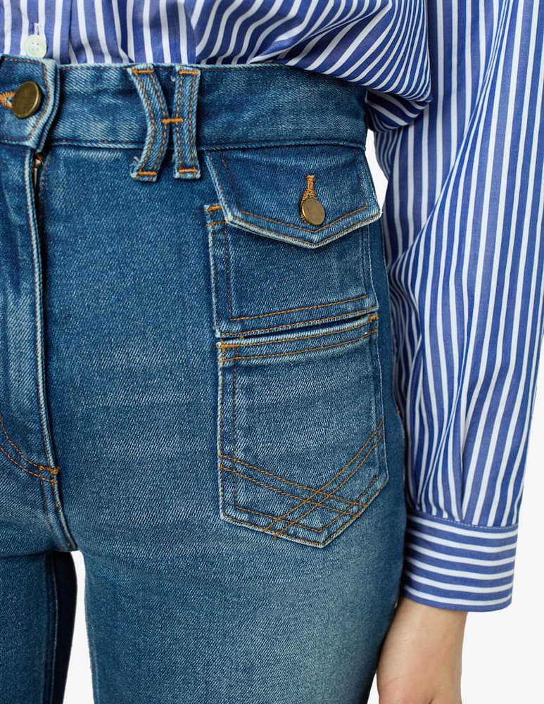 rinascente Gerard Darel Anna flared jeans