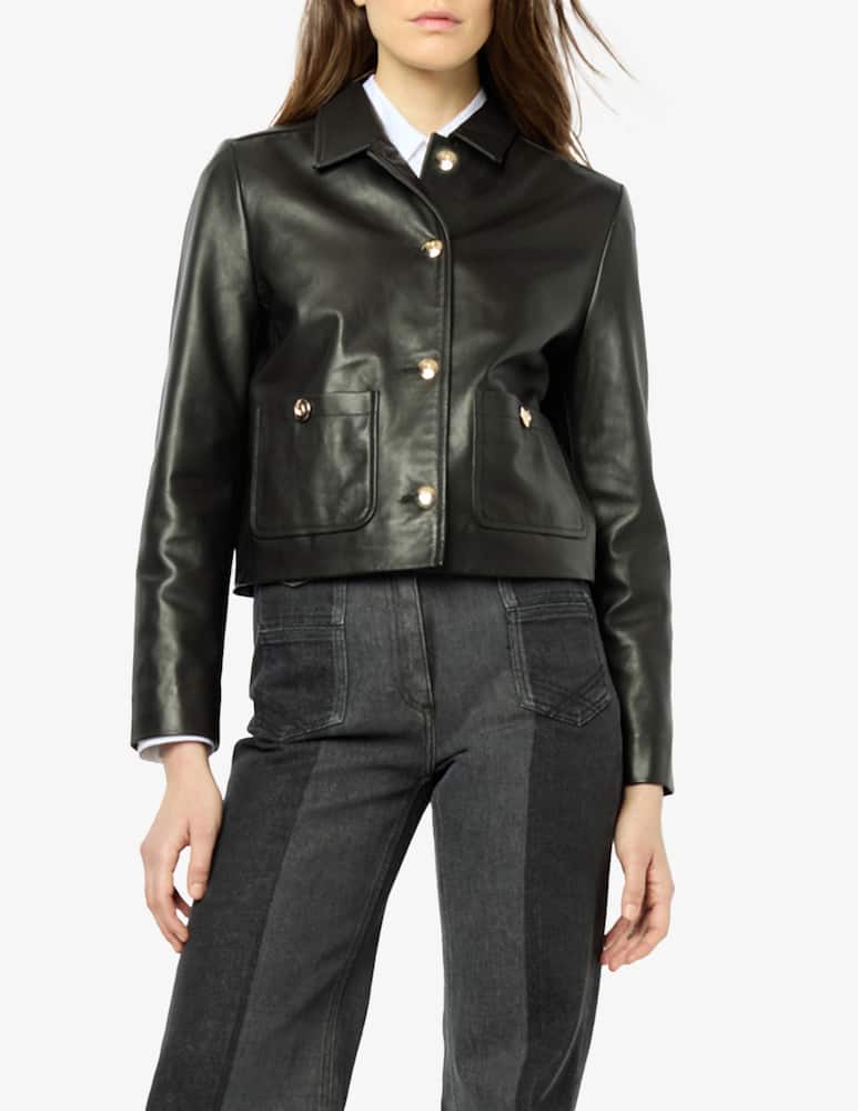 Gerard Darel Giacca di pelle Beyza - immagine 1 Gerard Darel Giacca di pelle Beyza - immagine 1