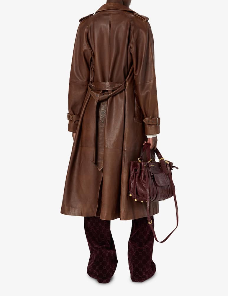 Gerard Darel Leather trench coat - picture 3 Gerard Darel Leather trench coat - picture 3