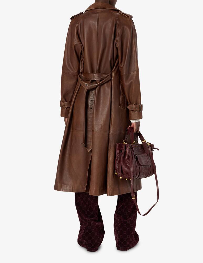 rinascente Gerard Darel Leather trench coat