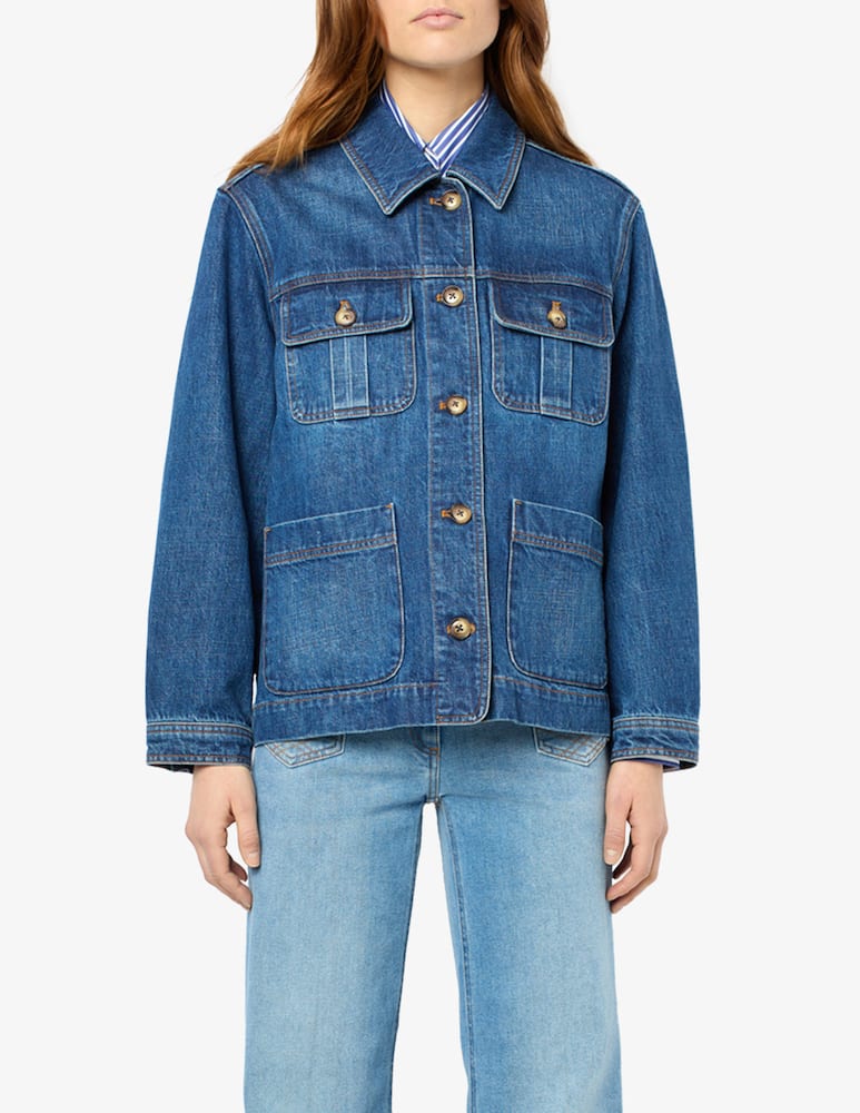 Gerard Darel Giacca di jeans Marcelline - immagine 1 Gerard Darel Giacca di jeans Marcelline - immagine 1