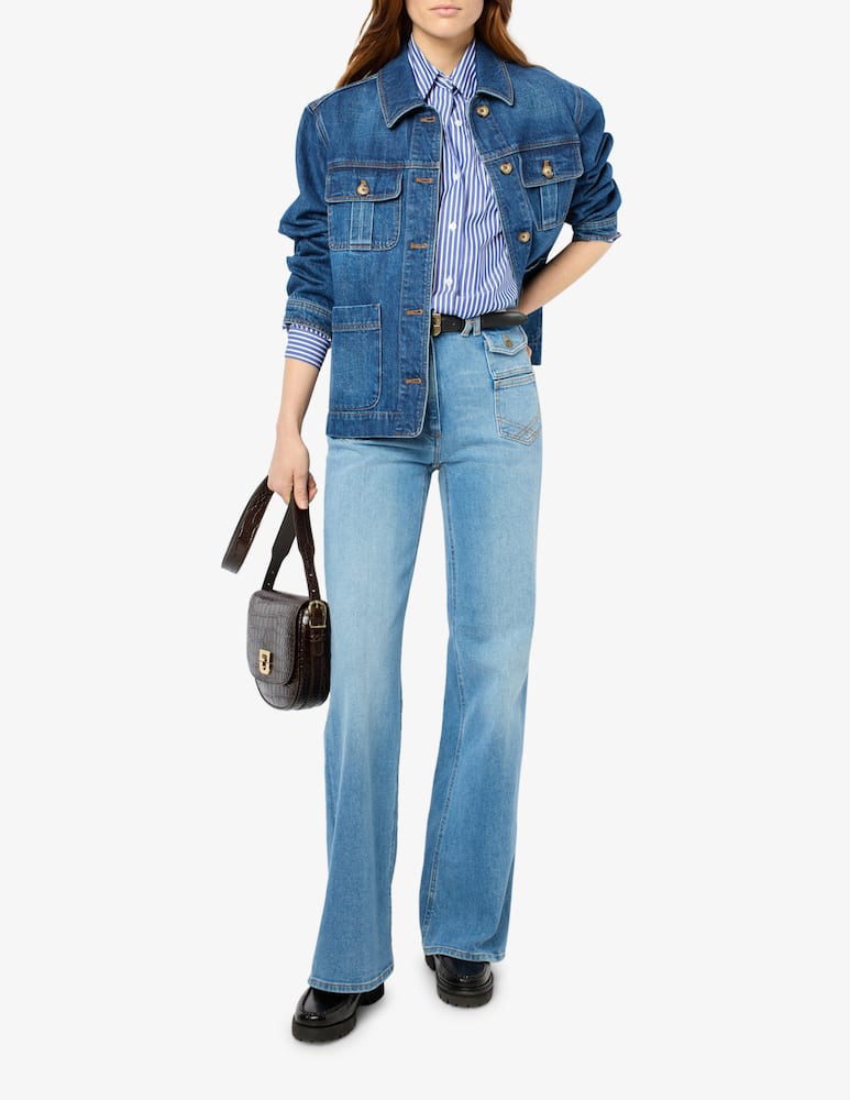 Gerard Darel Giacca di jeans Marcelline - immagine 2 Gerard Darel Giacca di jeans Marcelline - immagine 2