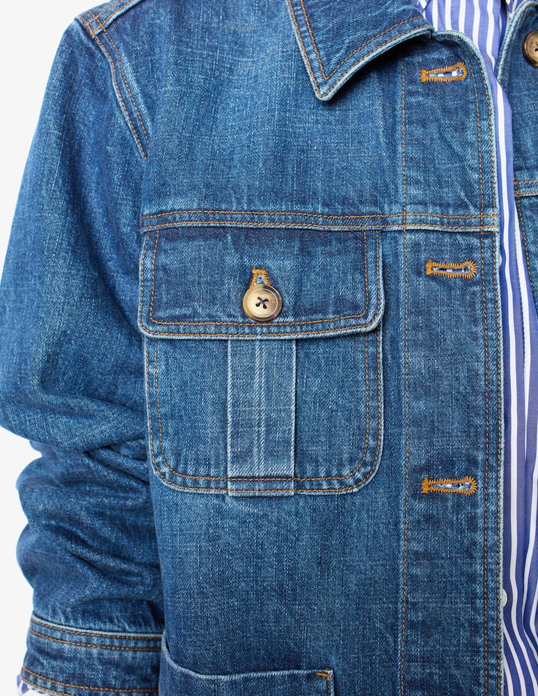 Gerard Darel Giacca di jeans Marcelline - immagine 4 Gerard Darel Giacca di jeans Marcelline - immagine 4