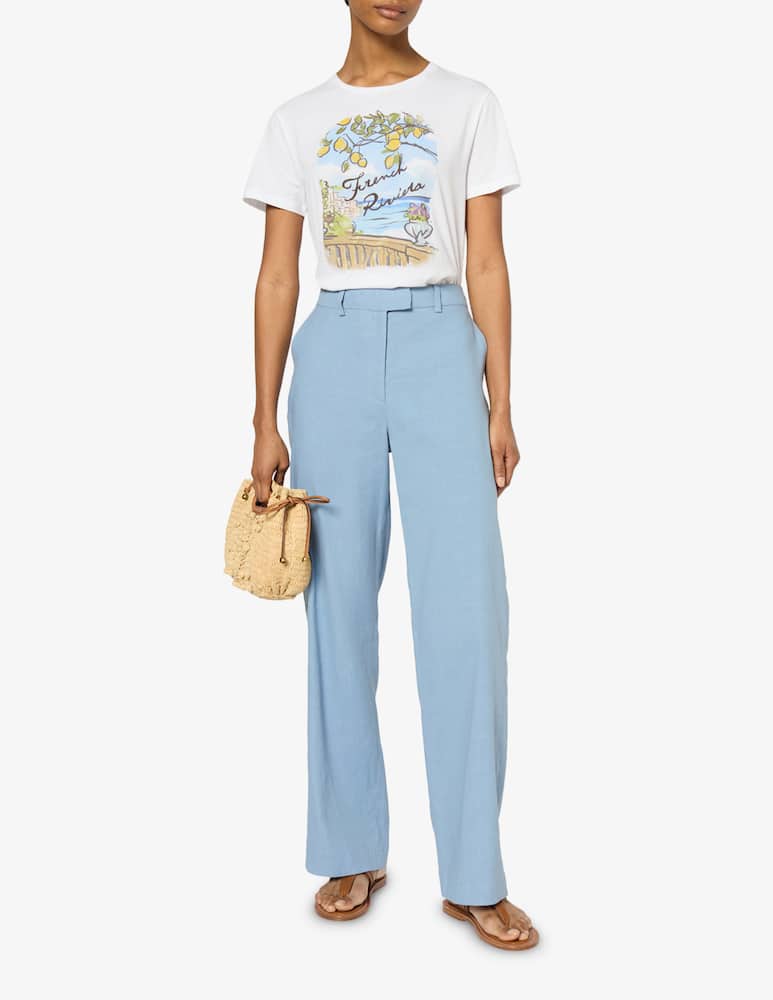 Gerard Darel Pantaloni a gamba dritta Lilla - immagine 2 Gerard Darel Pantaloni a gamba dritta Lilla - immagine 2