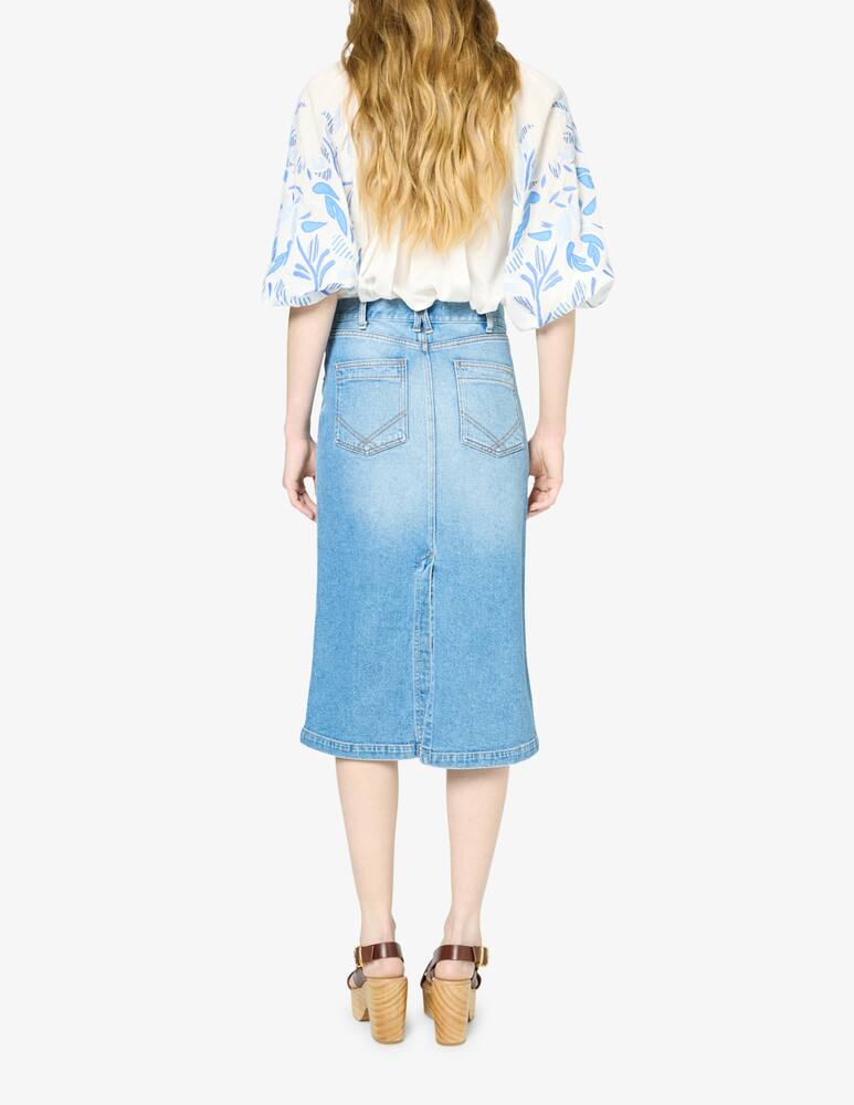 rinascente Gerard Darel Emma Midi Skirt