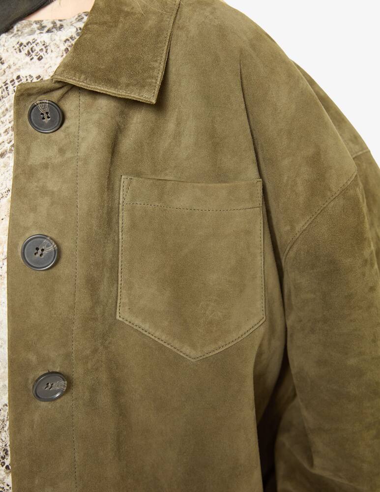 rinascente Gerard Darel Rose leather jacket