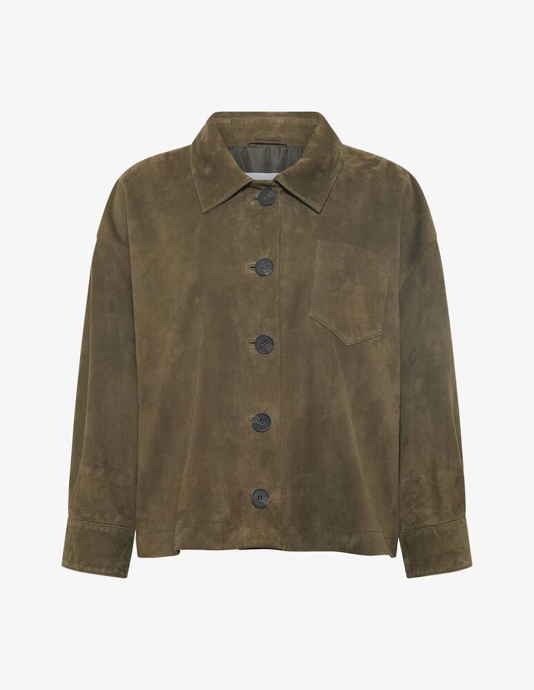 rinascente Gerard Darel Rose leather jacket