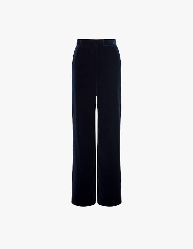 rinascente Gerard Darel Clotilde velvet tailored trouser
