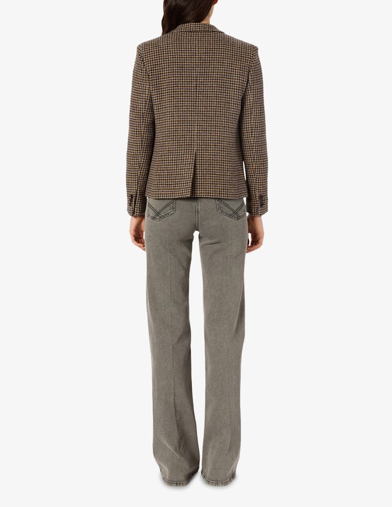 rinascente Gerard Darel Blazer pied de poule Nathane