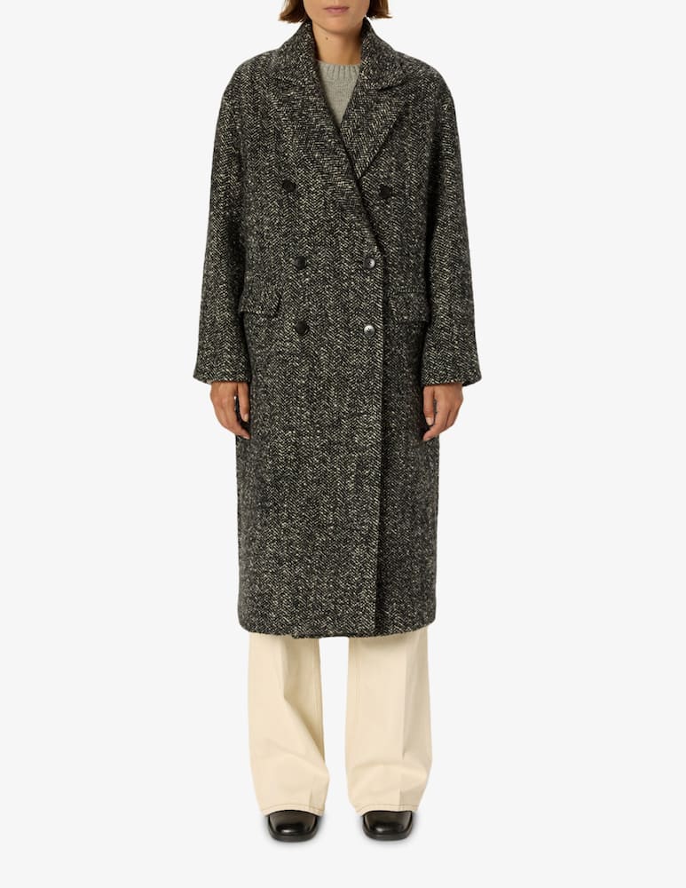 rinascente Gerard Darel Moly wool coat