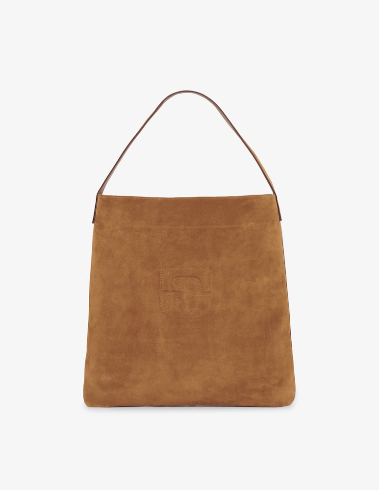 rinascente Gerard Darel Lady GD suede shoulder bag