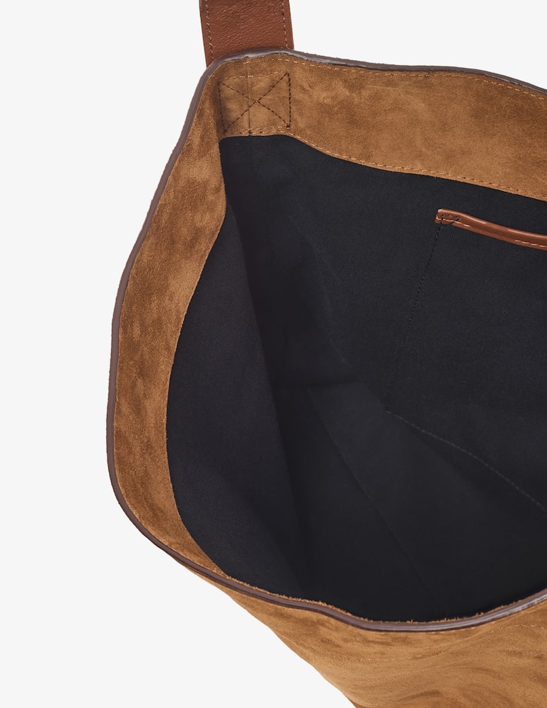 rinascente Gerard Darel Lady GD suede shoulder bag