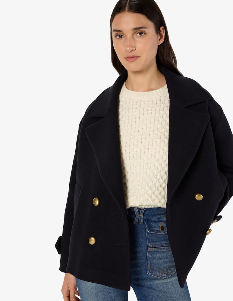 rinascente Gerard Darel Mouna peacoat jacket