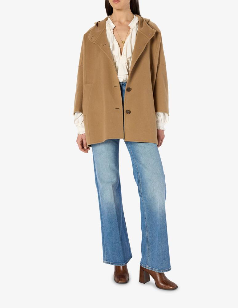 rinascente Gerard Darel Marla hooded wool coat