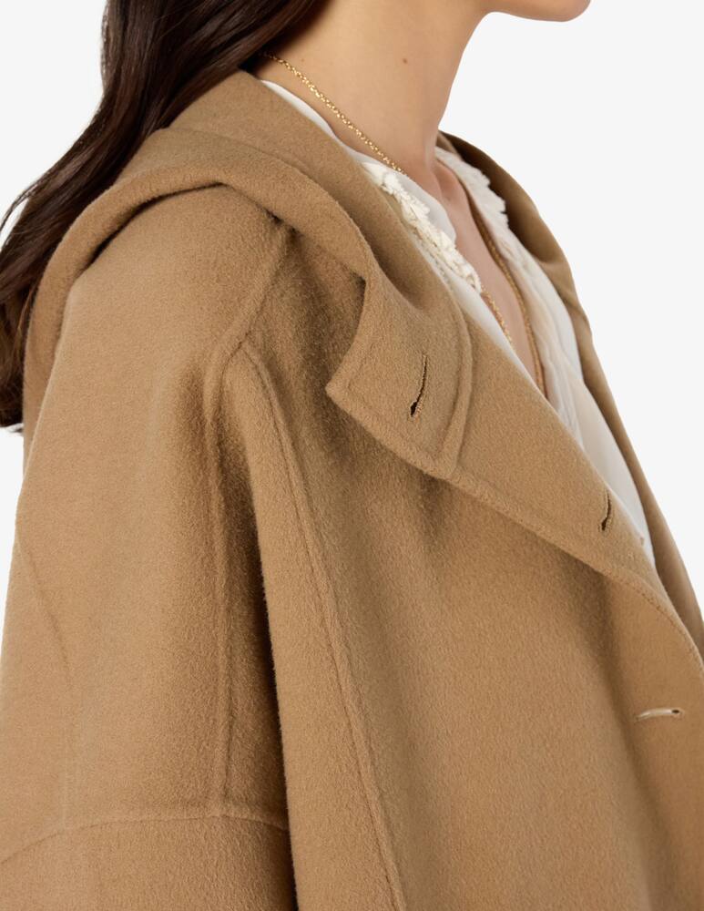 rinascente Gerard Darel Marla hooded wool coat