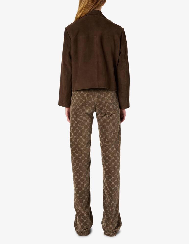 rinascente Gerard Darel Norah leather buttoned jacket