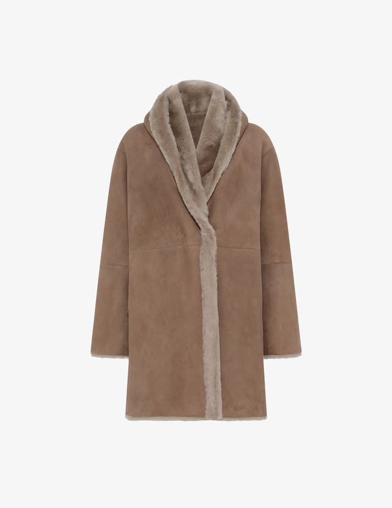 rinascente Gerard Darel Cappotto in pelliccia Malia