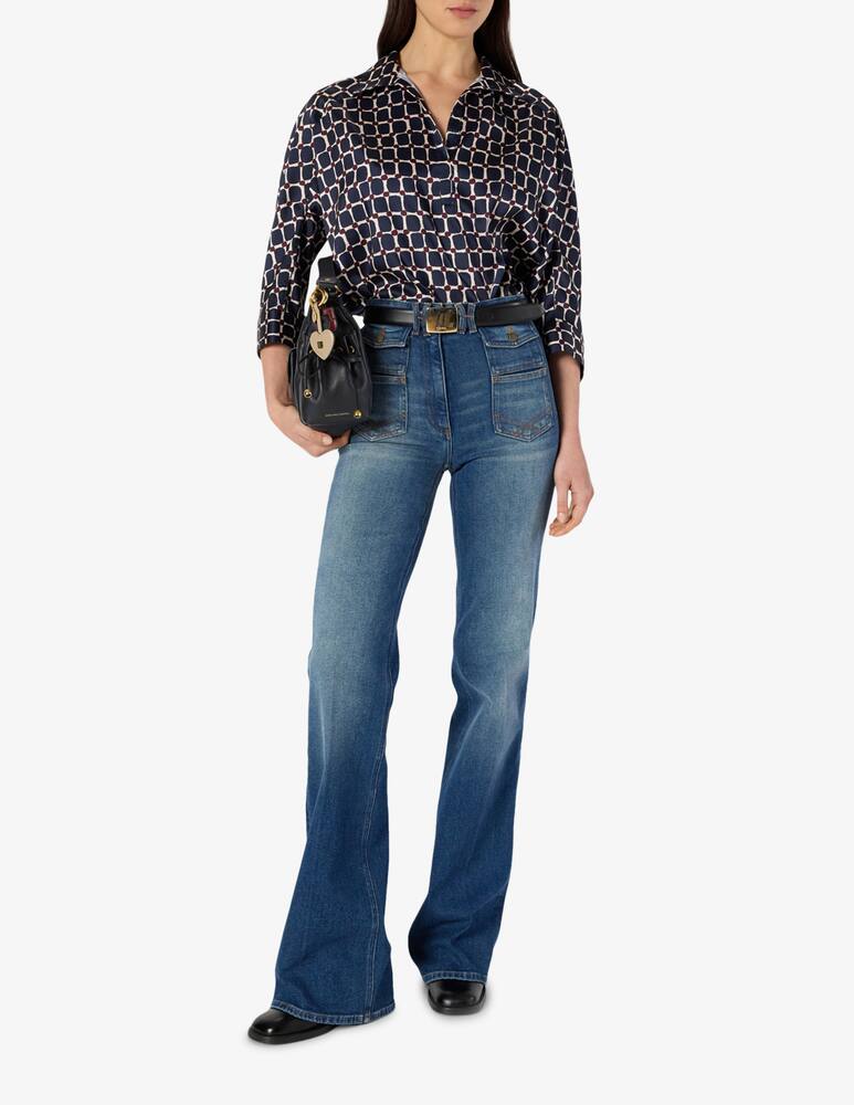 rinascente Gerard Darel Ariane Geometric print blouse