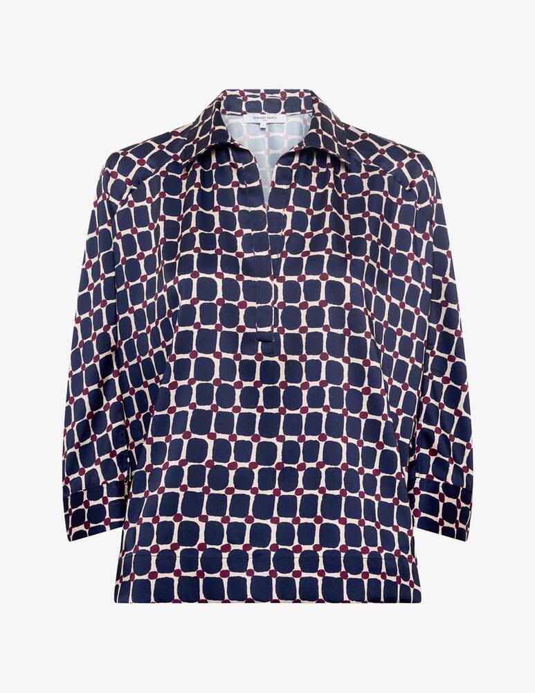 rinascente Gerard Darel Ariane Geometric print blouse