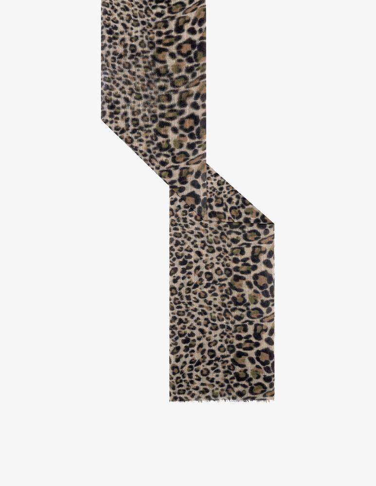 rinascente Gerard Darel Rosalie leopard print scarf
