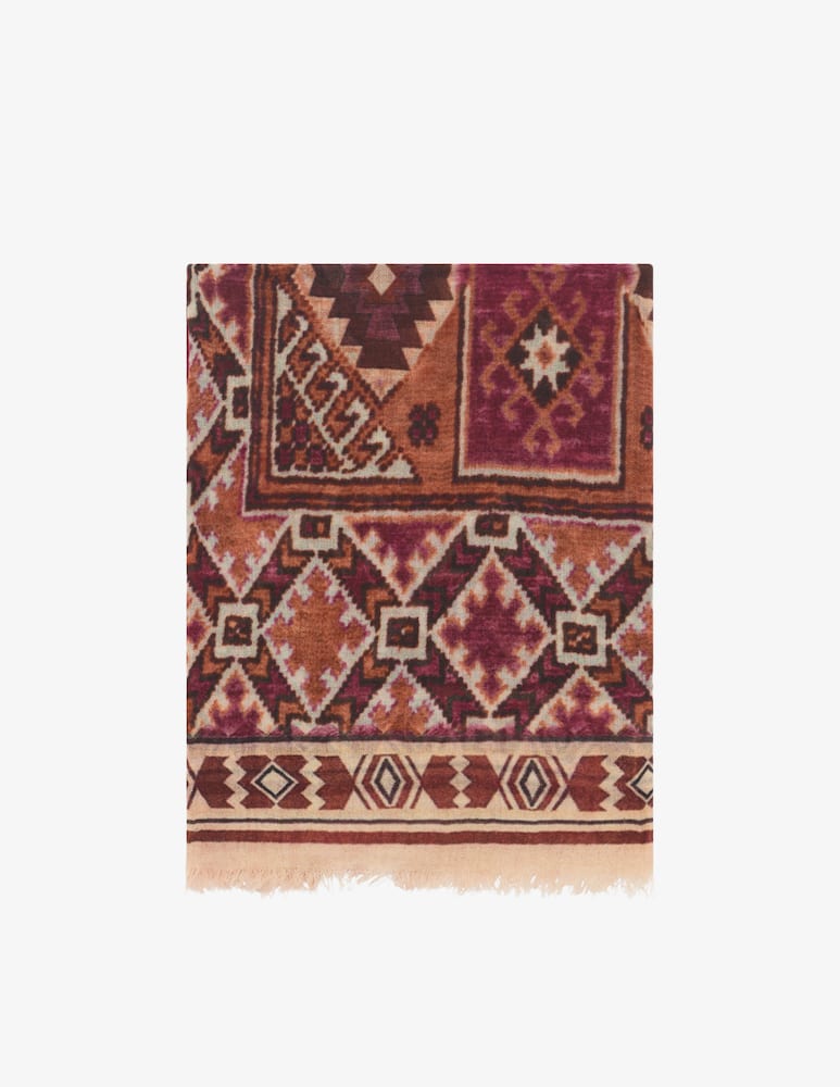 rinascente Gerard Darel Raissa geometric pattern scarf