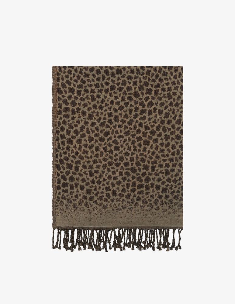 rinascente Gerard Darel Roxanna leopard pattern scarf
