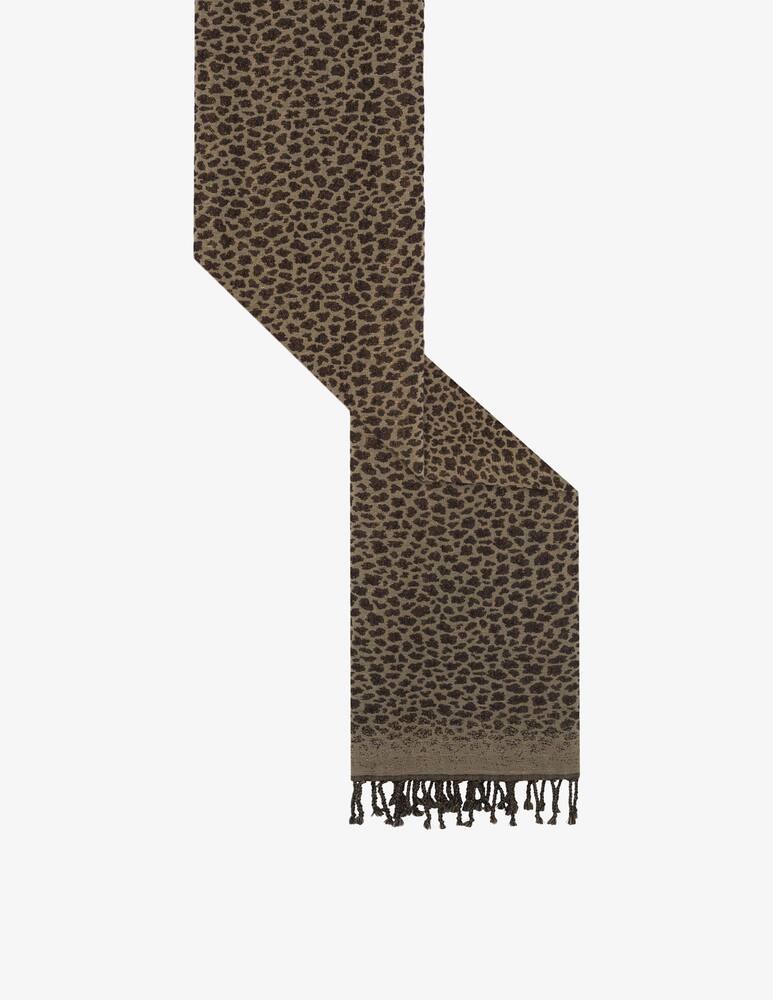 rinascente Gerard Darel Roxanna leopard pattern scarf