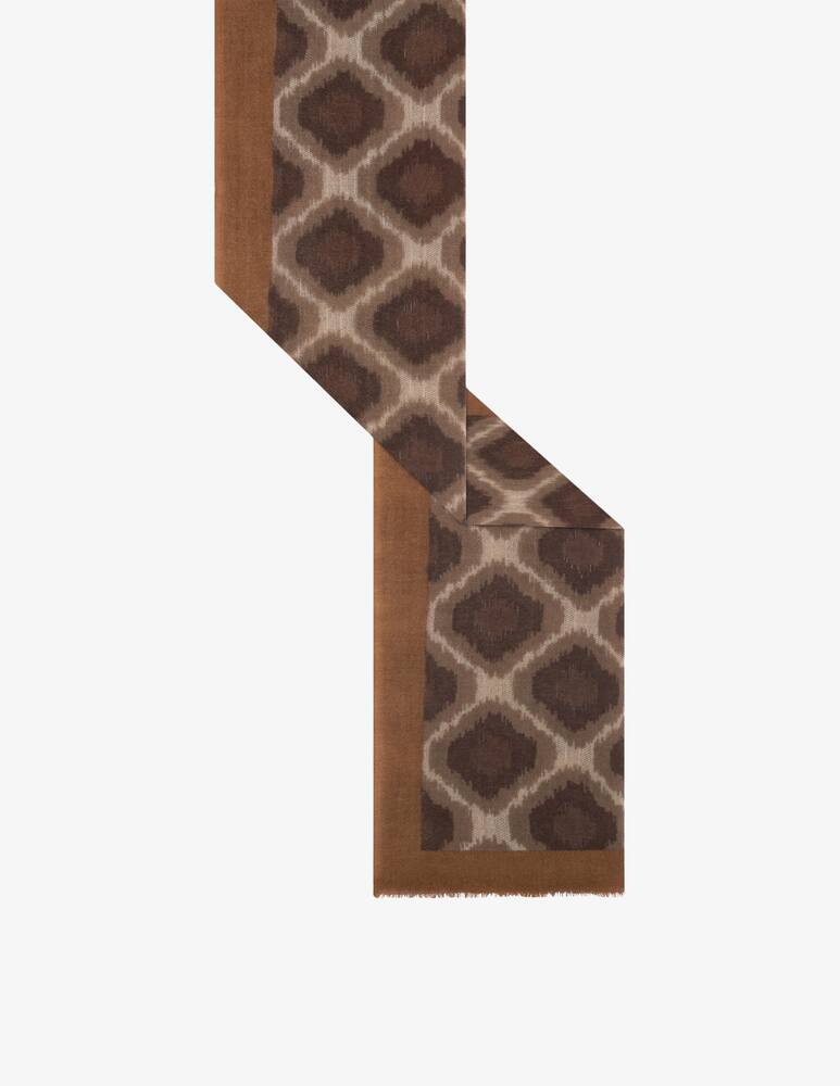 rinascente Gerard Darel Raquel geometric pattern scarf