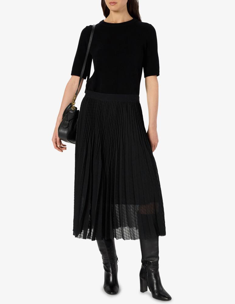 rinascente Gerard Darel Bilal pleated midi skirt