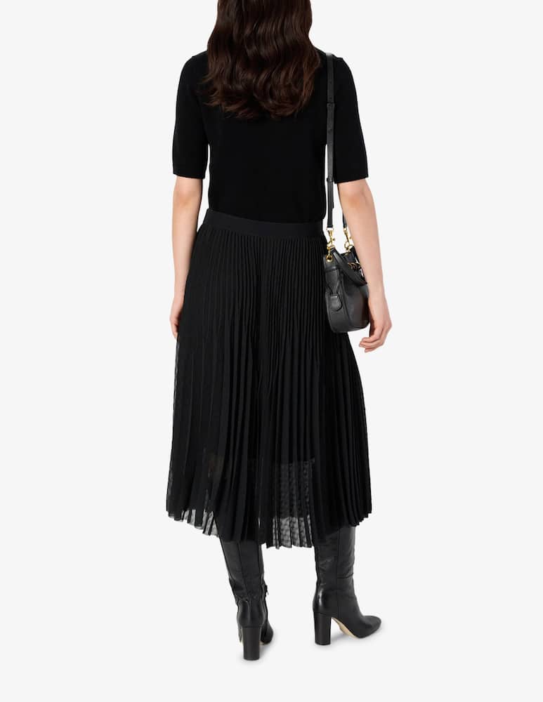 rinascente Gerard Darel Bilal pleated midi skirt
