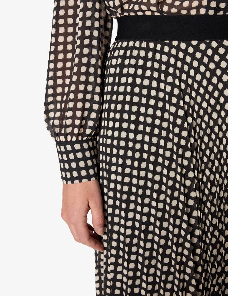 rinascente Gerard Darel Beth pleated geometric skirt