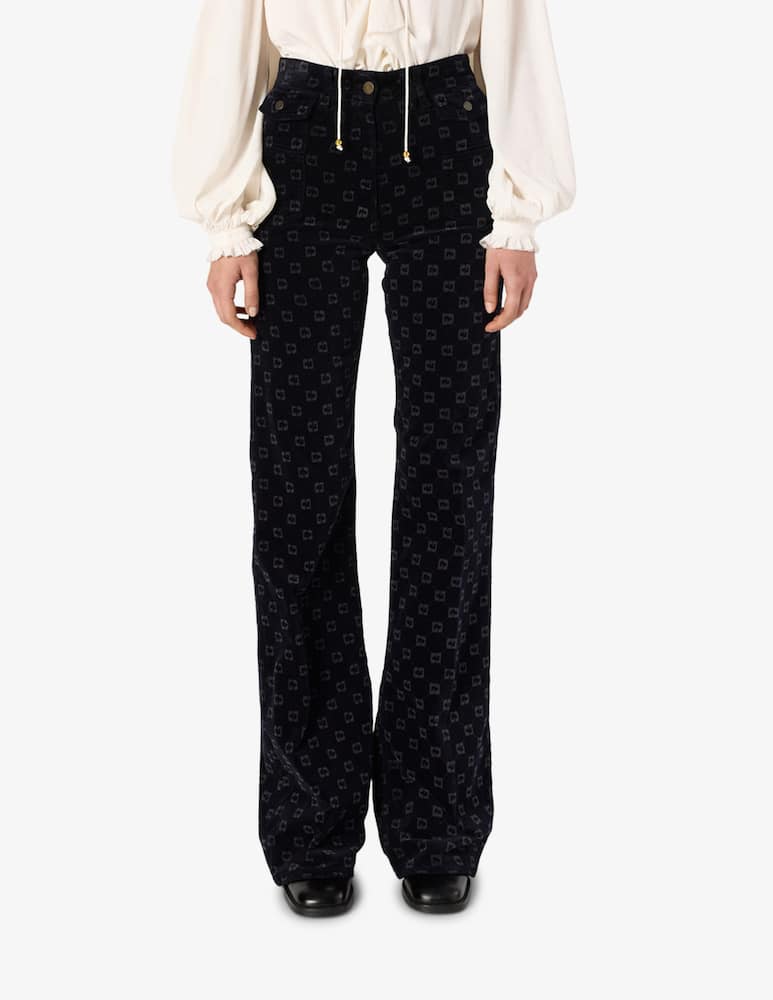 rinascente Gerard Darel Anna velvet trouser