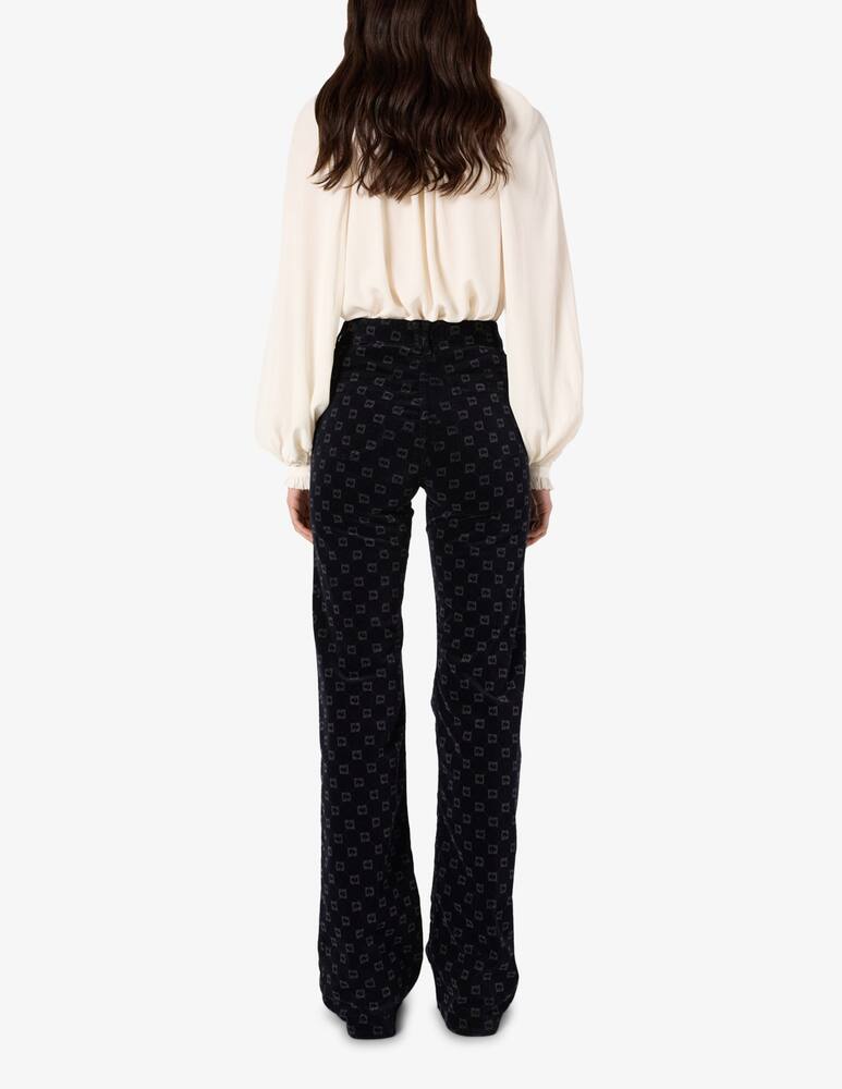 rinascente Gerard Darel Anna velvet trouser
