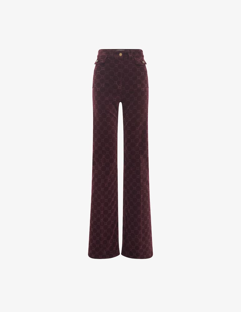 rinascente Gerard Darel Anna velvet trousers
