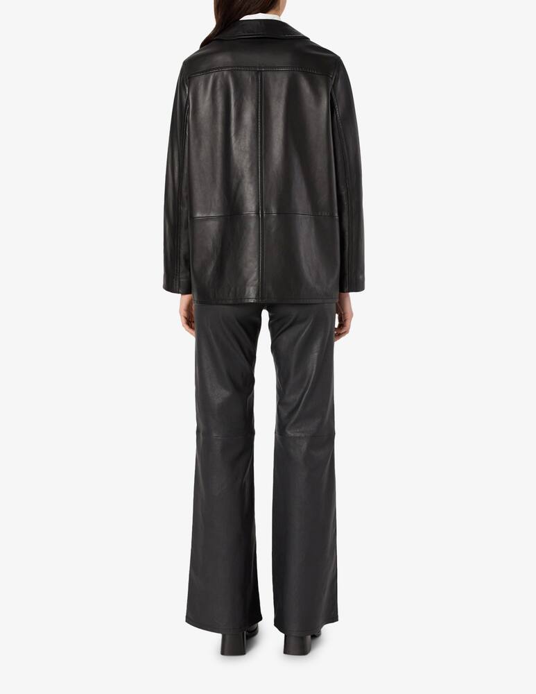 rinascente Gerard Darel Neva leather button-up jacket