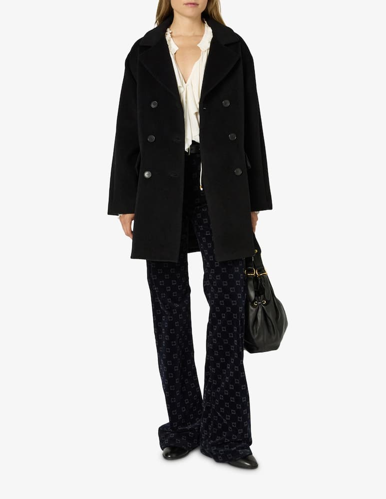 rinascente Gerard Darel Magali double-breasted coat