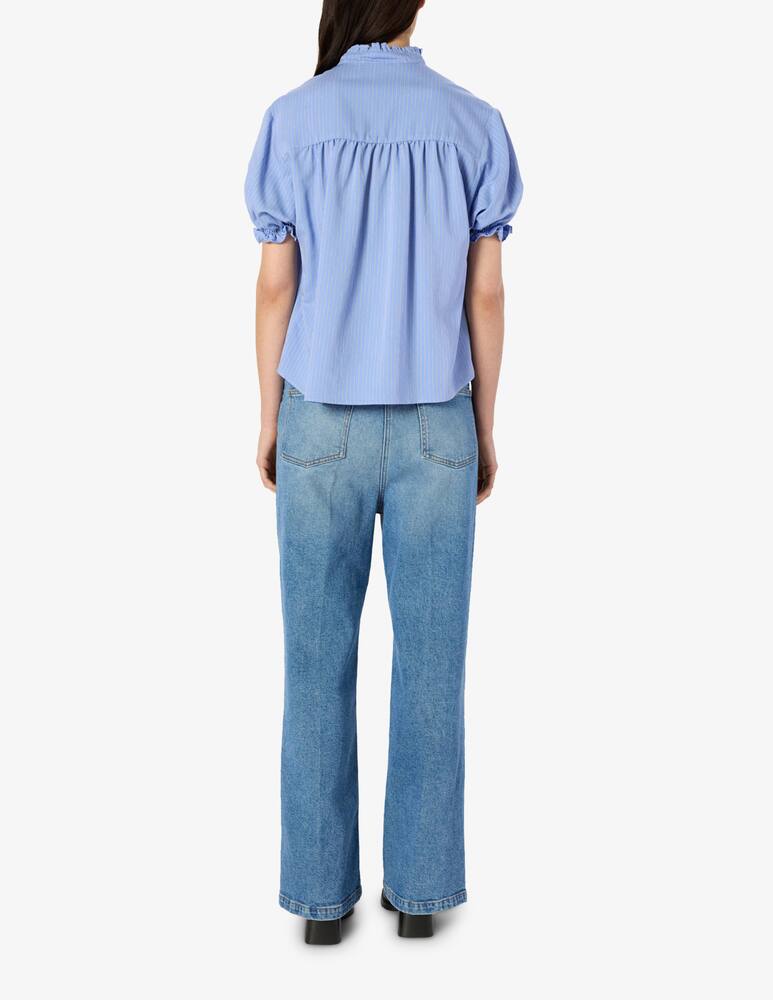 rinascente Gerard Darel Amira ruffle collar blouse