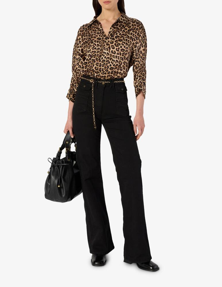 rinascente Gerard Darel Aude leopard print blouse