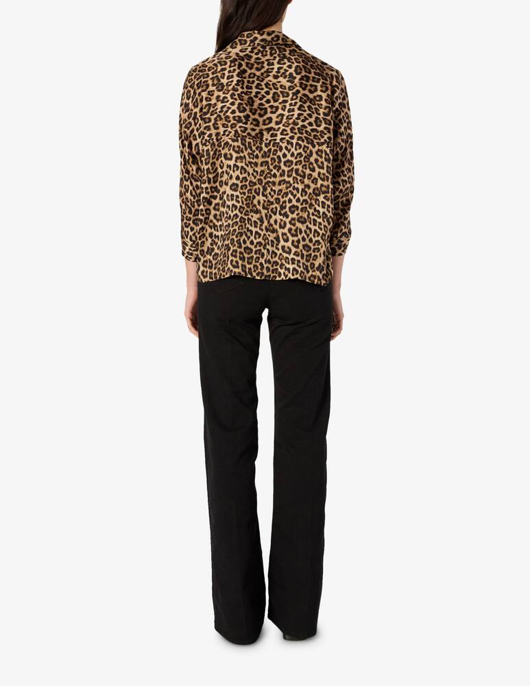 rinascente Gerard Darel Aude leopard print blouse