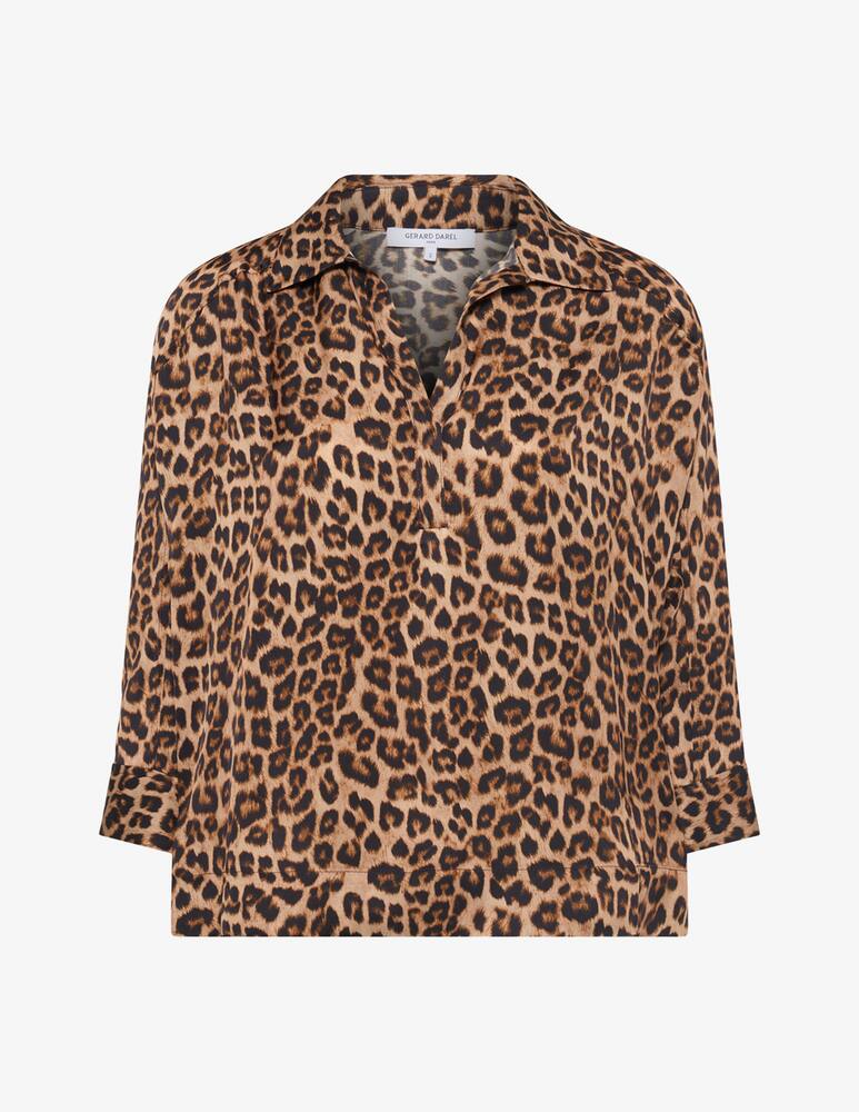 rinascente Gerard Darel Aude leopard print blouse