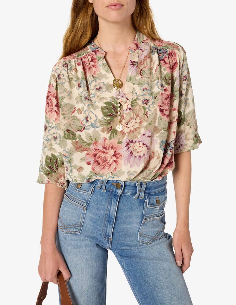 rinascente Gerard Darel Armande floral print blouse