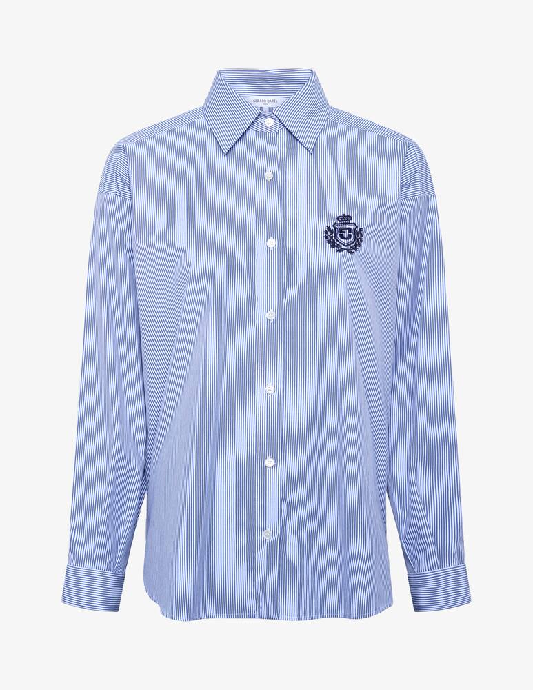 rinascente Gerard Darel Camicia a righe con logo Alison
