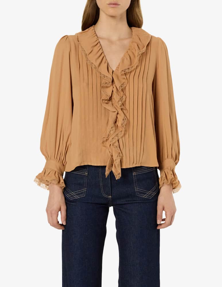 rinascente Gerard Darel Blusa con volant