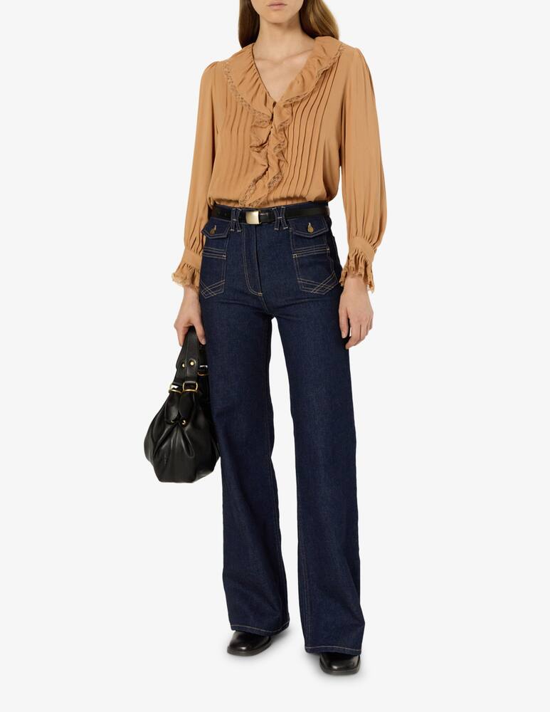 rinascente Gerard Darel Blusa con volant