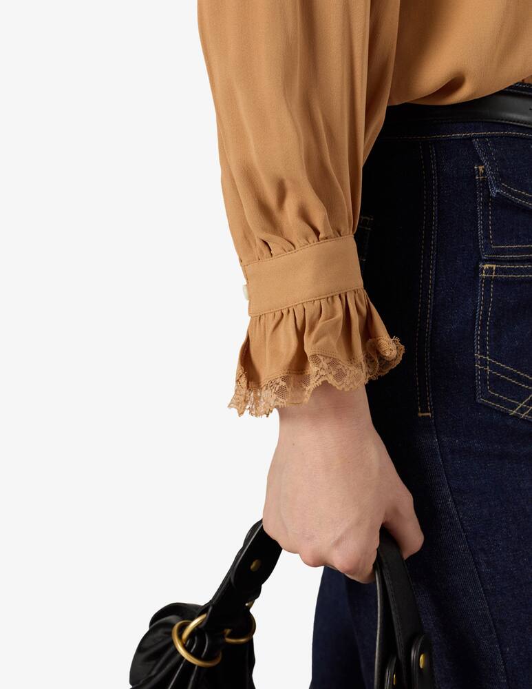 rinascente Gerard Darel Blusa con volant